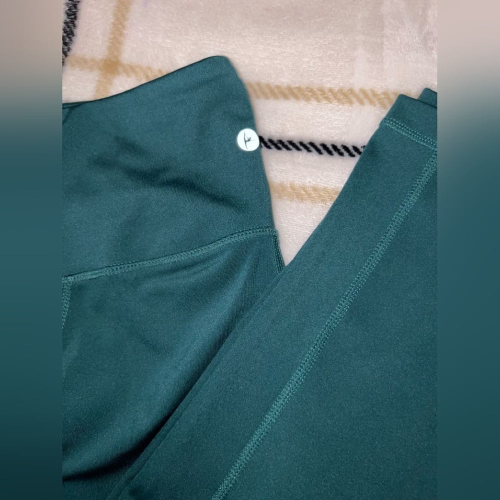 90 DEGREE BY REFLEX LEGGINGS WOMENS GREEN SIZE XL